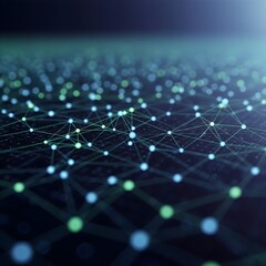 Obraz premium Artificial Intelligence Microchip on Circuit Board