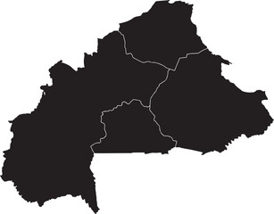 Abstract geometric composition with vibrant color accents