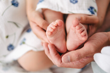 mother holding her baby
