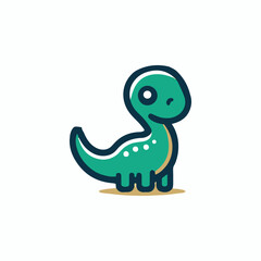 Cute Dinosaurus Logo