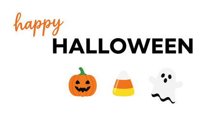 Happy Halloween Wishes: A festive and whimsical greeting, celebrating the spirit of the spooky season with cheerful illustrations and a warm invitation to embrace the fun.