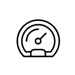 Speed test internet measure. Speedometer icon fast upload download rating. Quick level tachometer accelerate
