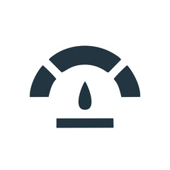 Speed test internet measure. Speedometer icon fast upload download rating. Quick level tachometer accelerate