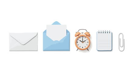 Organize your day with this cute stationery collection and keep track of time for important correspondence with a nostalgic touch for your brand