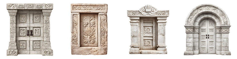 Stone Doorway Collection - Ancient Architecture