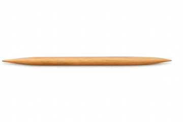 Wooden french rolling pin, a classic kitchen utensil, used for rolling dough, baking, and cooking. Transparent background