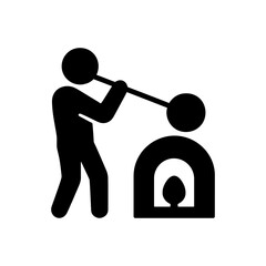 Glass Blower Artisan Icon