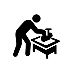 Stone Grinding Artisan Icon
