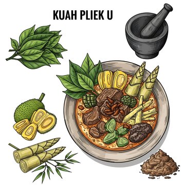 Kueh Pliek U - A Flavorful Acehnese Curry Dish with Local Ingredients.