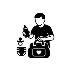 Father Packing Bag icon