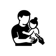 Father Vaccine Baby icon