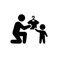 Father Giving Clothes icon