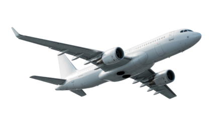 airplane isolated on white