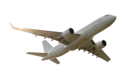 airplane isolated on white