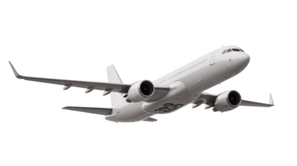 airplane isolated on white