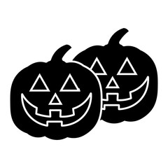 halloween pumpkin on white background