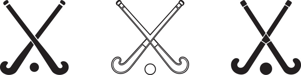hockey silhouette on white background