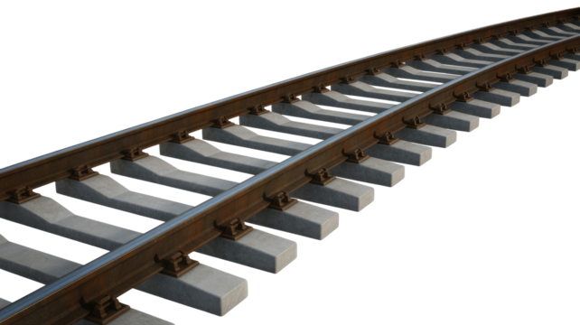 railroad tracks and railway