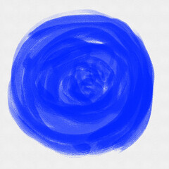 blue watercolor brush