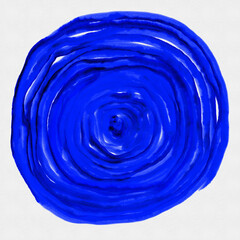 blue paint brush strokes