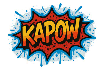 Fototapeta premium Comic book style sound effects icon set. pop art, retro, cartoon illustration.