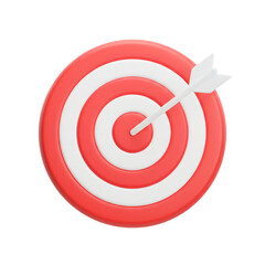 Target with arrow in the bullseye icon