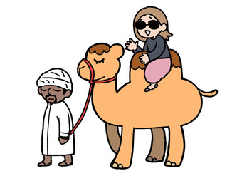 ラクダ乗りツアー