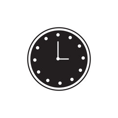 clock icon black colour.