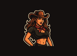 Samurai Women Mascot Logo | Esports Logo | Cartoon Warrior Women | Tattooed Female Fighter | Dragon Tattoo Yakuza Logo | Japanese Warrior Vector | Gaming Mascot Illustration | Female Samurai Character