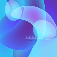 Abstract fluid shapes blend, creating vibrant blue, purple gradients. Modern design evokes movement, energy, visual appeal.