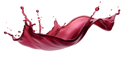 Spectacular burst of rich red liquid, a dynamic splash that captures energy and movement for food, beverage, or artistic concepts and designs