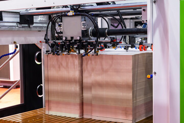 Production machinery in the paper industry, color printing in the packaging industry, color printing in the print media business