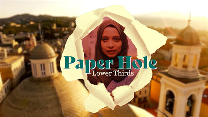 Paper Hole Lower Thirds