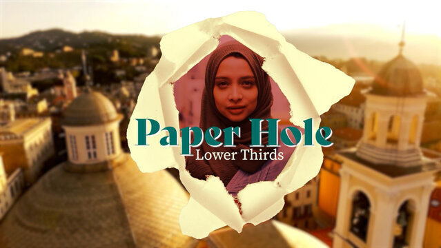 Paper Hole Lower Thirds