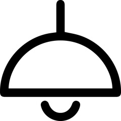 lamp icon design for templates.