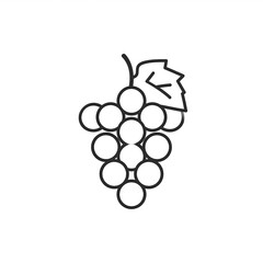 Bunch of Grapes Illustration.