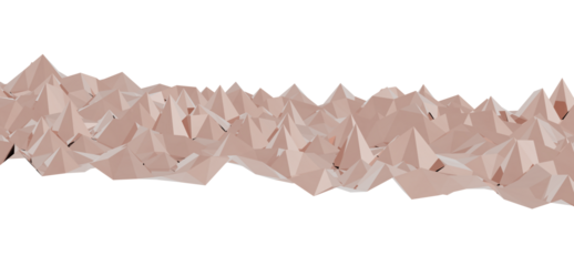Stunning abstract landscape image featuring a low poly mountain range. Perfect for backgrounds, website headers, and design projects.