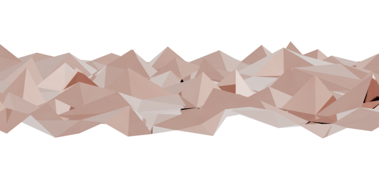 Stunning abstract background image featuring a low poly mountain range in shades of brown. Ideal for modern design projects.