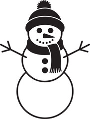 Cute Snowman Clipart SVG Bundle


