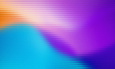 Purple Blue Orange Gradient with Horizontal Lines Texture Abstract background color