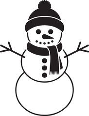 Cute Snowman Clipart SVG Bundle


