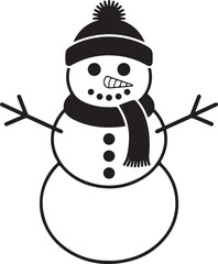 Cute Snowman Clipart SVG Bundle


