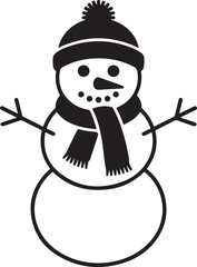 Cute Snowman Clipart SVG Bundle


