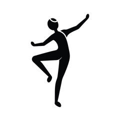 Aerobics Dance Icon
