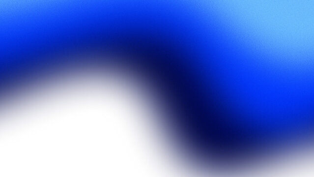 Dark blue gradient wave element with noise texture