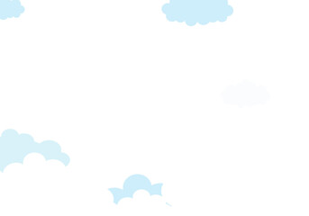 Clouds with Frame Designs PNG, Isolated on Transparent Background
