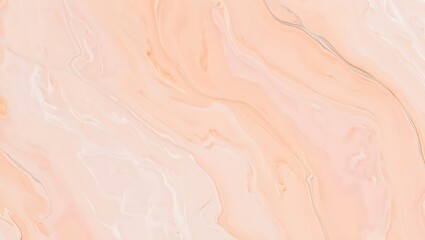 Fototapeta premium Soft peach and cream marble texture with subtle veining