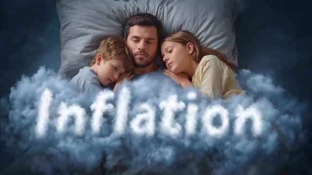 Inflation as a silent killer concept. Rising inflation continuously affecting expenses and consumption of the people. The problem of inflation in society.