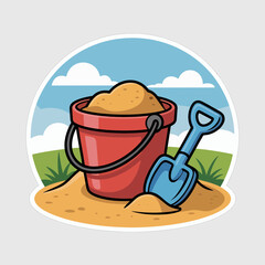 bucket and shovel