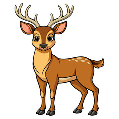 Deer  Clipart  Wild Animal Transparent Background Illustration. Deer vector , Deer design, Deer logo, Deer icon, Deer concept, Deer template, Deer topics Deer art, Deer cartoon.